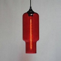 Designer Touch Decorative Modern Glass Pendant Light in Brown Bubble Design