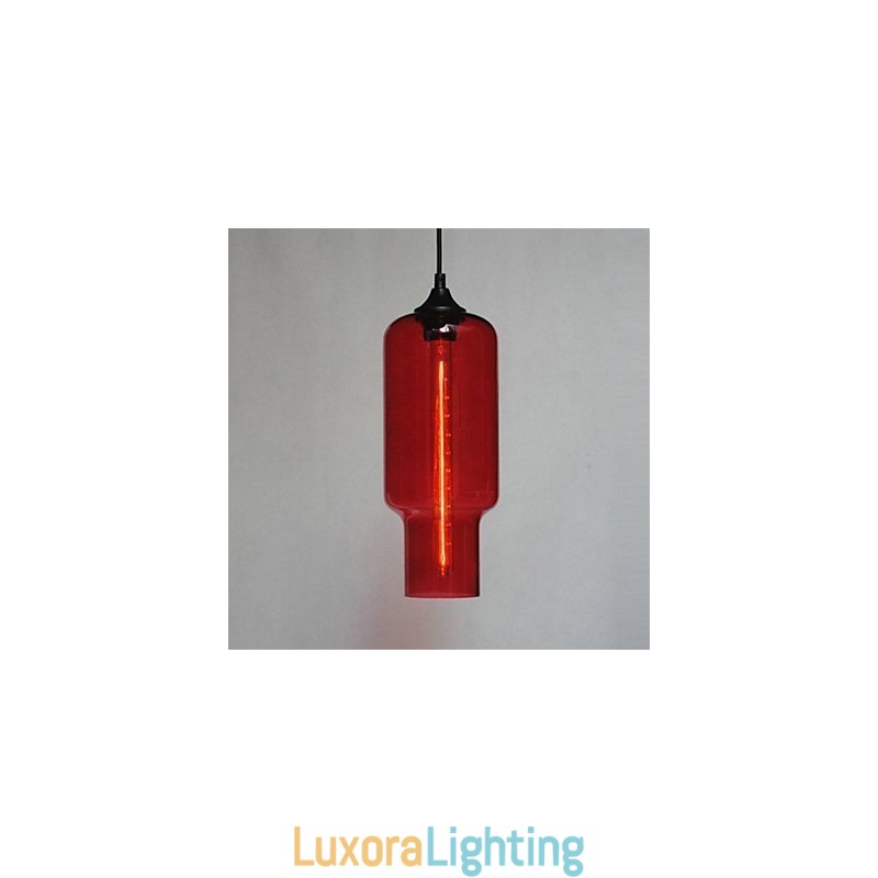 Designer Touch Decorative Modern Glass Pendant Light in Brown Bubble Design