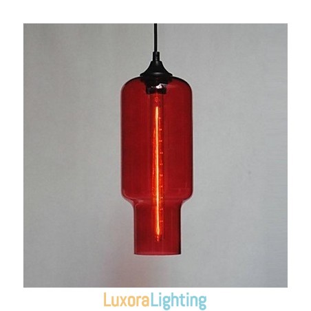 Designer Touch Decorative Modern Glass Pendant Light in Brown Bubble Design