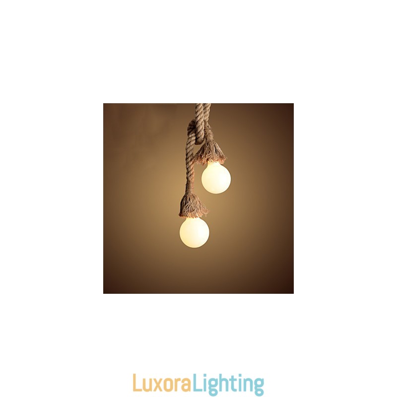 Designer Touch Decorative Pendant Lights Mini Style Retro Garage Fabric