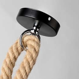 Designer Touch Decorative Pendant Lights Mini Style Retro Garage Fabric