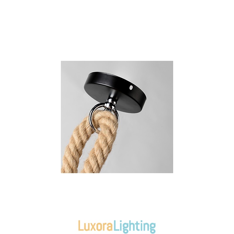 Designer Touch Decorative Pendant Lights Mini Style Retro Garage Fabric