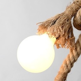 Designer Touch Decorative Pendant Lights Mini Style Retro Garage Fabric