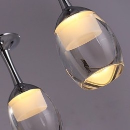 Designer Touch Decorative Pendant Lights 3 Lights Round Backplate Modern Contemporary Metal