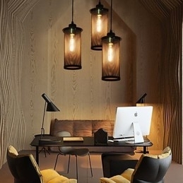 Designer Touch Decorative Creative Metal Mesh Pendant Light Simple Pendant Lamps Cafe Pendant Lamp