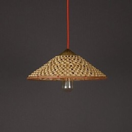 Designer Touch Decorative Vintage Farm Straw Bamboo Chandelier Chandelier Chandelier