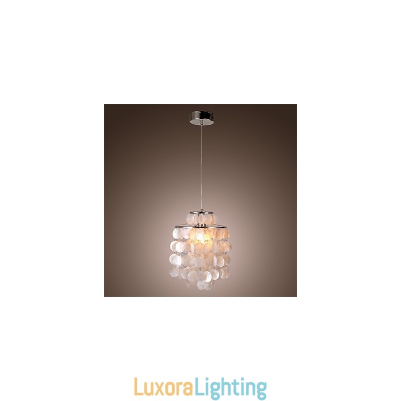 Designer Touch Decorative Modern Contemporary Mini Style Chrome Pendant Light