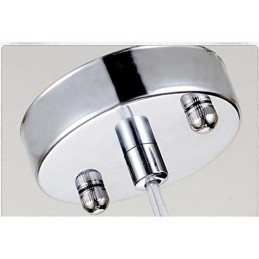 Designer Touch Decorative Modern Contemporary Chrome Metal Pendant Light