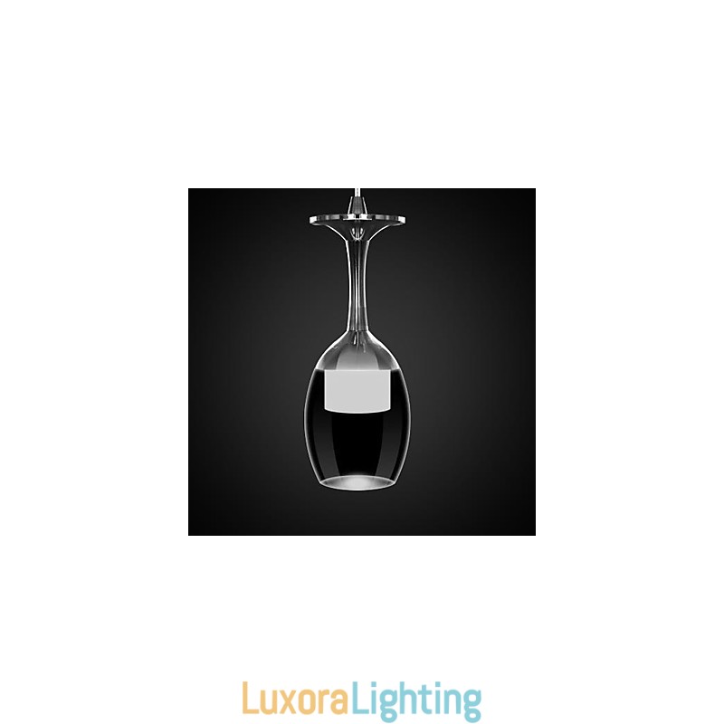 Designer Touch Decorative Modern Contemporary Chrome Metal Pendant Light
