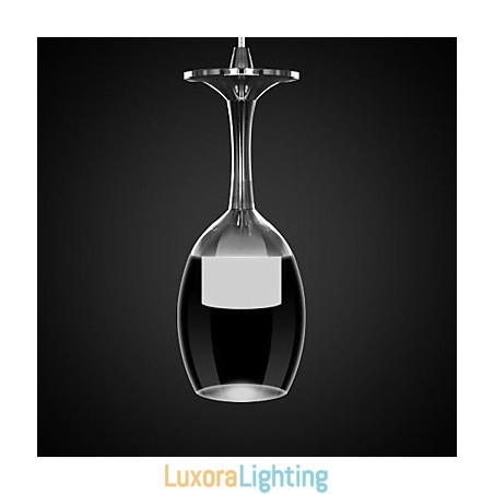 Designer Touch Decorative Modern Contemporary Chrome Metal Pendant Light