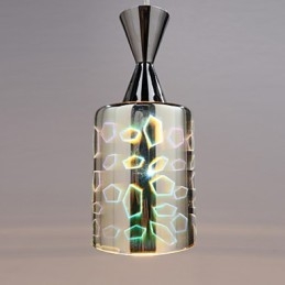 Designer Touch Decorative Dream laser Engraving Chrome Plated pendant lamp L