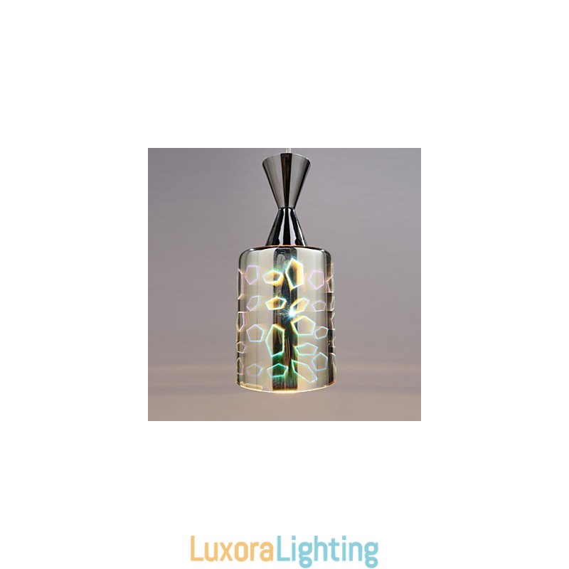 Designer Touch Decorative Dream laser Engraving Chrome Plated pendant lamp L