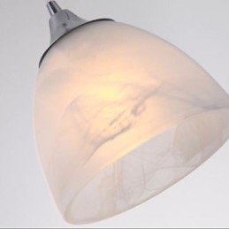 Designer Touch Decorative Modern Wine Cup Oblong Canopy Pendant Light with Three Light