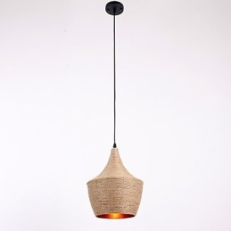 Designer Touch Decorative Rope Pendant Light Mini Style Country