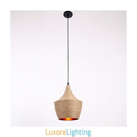 Designer Touch Decorative Rope Pendant Light Mini Style Country