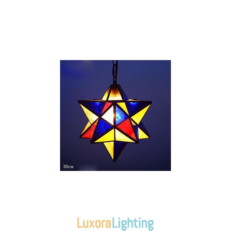 Designer Touch Decorative 30CM Artistic Individuality Creative Porch Modern Stars Droplight Lamp