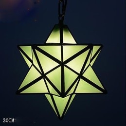 Designer Touch Decorative 30CM Artistic Individuality Creative Porch Modern Stars Droplight Lamp