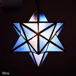 Designer Touch Decorative 30CM Artistic Individuality Creative Porch Modern Stars Droplight Lamp