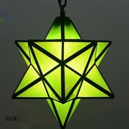 Designer Touch Decorative 30CM Artistic Individuality Creative Porch Modern Stars Droplight Lamp