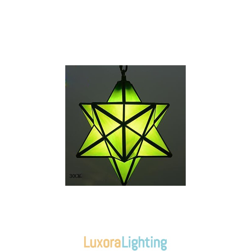 Designer Touch Decorative 30CM Artistic Individuality Creative Porch Modern Stars Droplight Lamp