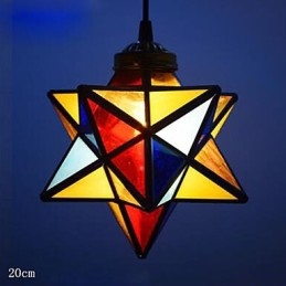 Designer Touch Decorative Artistic Individuality Creative Porch Modern Stars Droplight Lamp