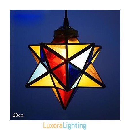 Designer Touch Decorative Artistic Individuality Creative Porch Modern Stars Droplight Lamp