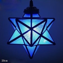 Designer Touch Decorative Artistic Individuality Creative Porch Modern Stars Droplight Lamp