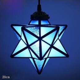 Designer Touch Decorative Artistic Individuality Creative Porch Modern Stars Droplight Lamp