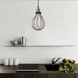 Designer Touch Decorative Pendant Lights Rustic Lodge Vintage Retro Metal