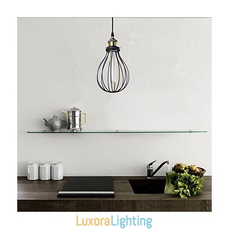 Designer Touch Decorative Pendant Lights Rustic Lodge Vintage Retro Metal