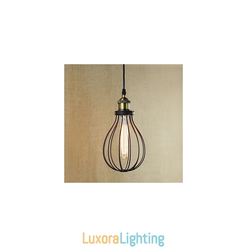 Designer Touch Decorative Pendant Lights Rustic Lodge Vintage Retro Metal