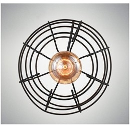 Designer Touch Decorative Edison Pendant Light Chandelier Wire Cage Hanging Ceiling Lampshade