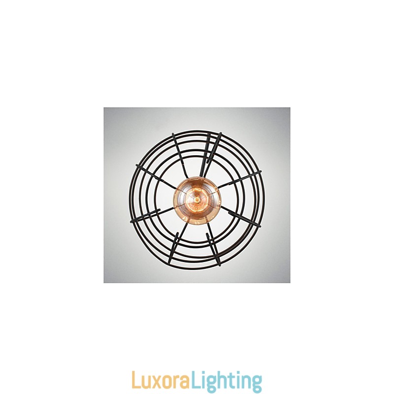 Designer Touch Decorative Edison Pendant Light Chandelier Wire Cage Hanging Ceiling Lampshade