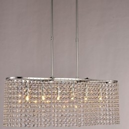 Designer Touch Decorative Modern Contemporary Crystal Electroplated Pendant Light