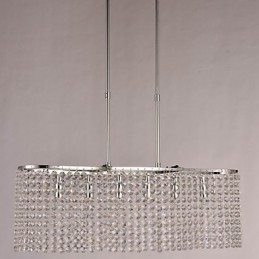 Designer Touch Decorative Modern Contemporary Crystal Electroplated Pendant Light