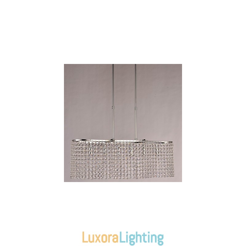 Designer Touch Decorative Modern Contemporary Crystal Electroplated Pendant Light