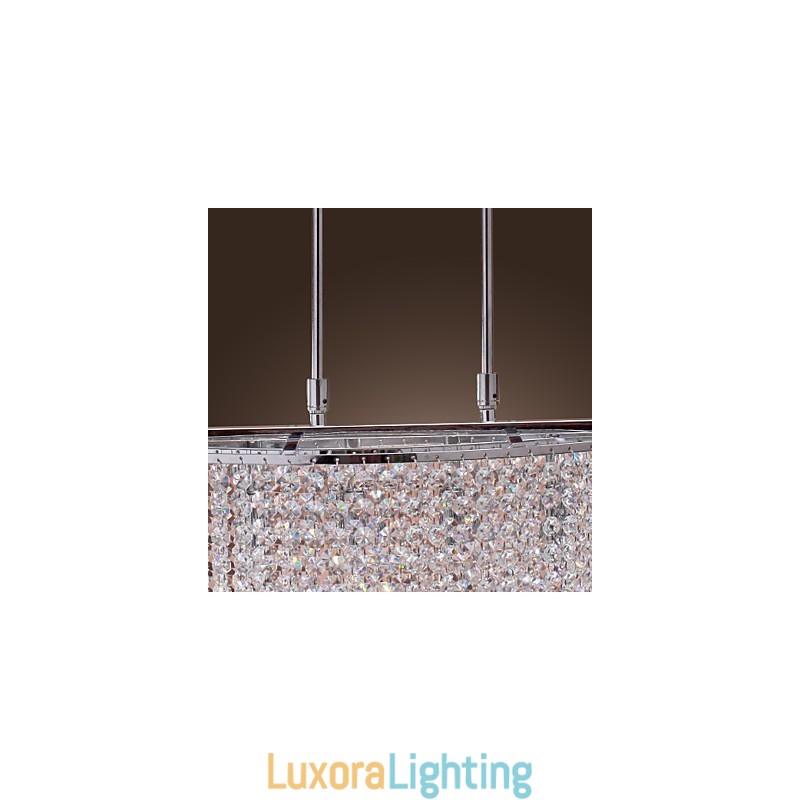 Designer Touch Decorative Modern Contemporary Crystal Electroplated Pendant Light