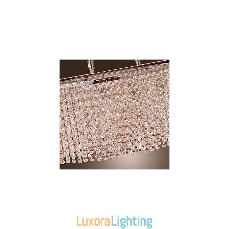 Designer Touch Decorative Modern Contemporary Crystal Electroplated Pendant Light