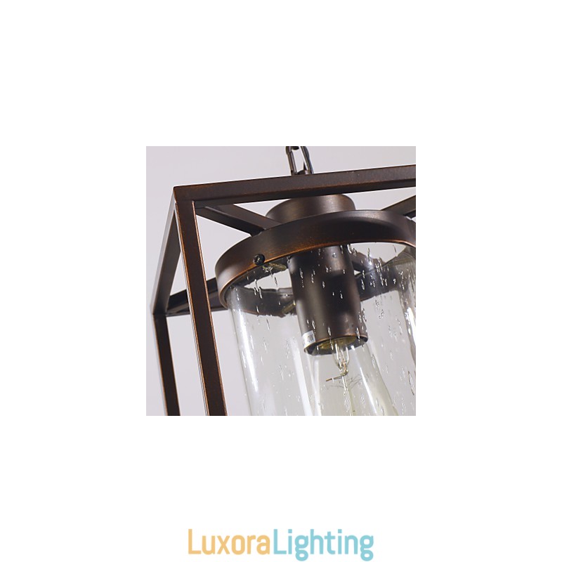 Designer Touch Decorative Traditional Classic Vintage Lantern Mini Style Electroplated Pendant Light Dining