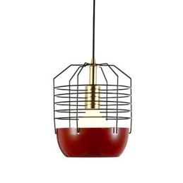 Designer Touch Decorative Mini Artistic Spider Web Pendant Lamp 1 Light Mordern Simplicity Finish Black White Green Red Carbon Steel Droplight