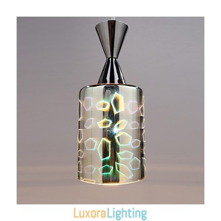 Designer Touch Decorative Dream laser Engraving Chrome Plated pendant lamp
