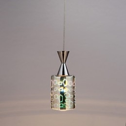Designer Touch Decorative Dream laser Engraving Chrome Plated pendant lamp