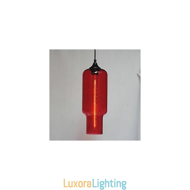 Designer Touch Decorative Modern Glass Pendant Light in Brown Bubble Design