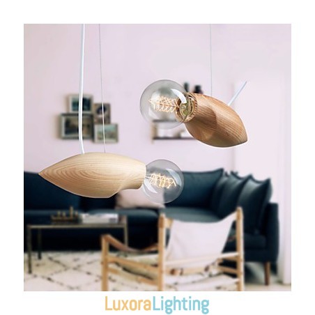 Designer Touch Decorative Artistic Individuality Creative Contracted Restoring Ancient Ways Of Wood Bees Droplight Lamp