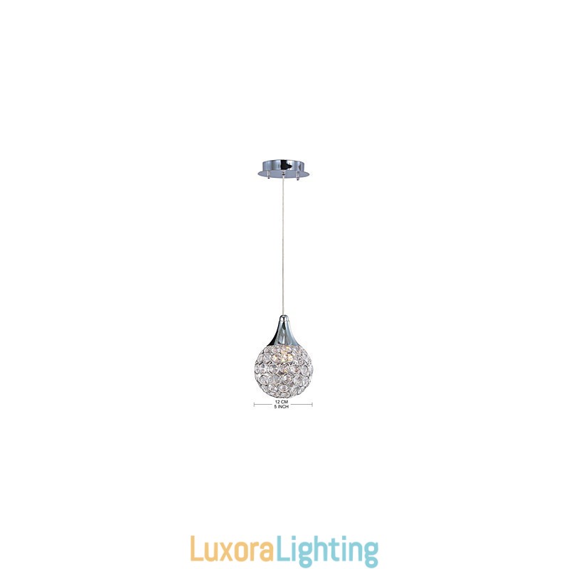 Designer Touch Decorative G9 Pendant Light Crystal Modern Contemporary Metal