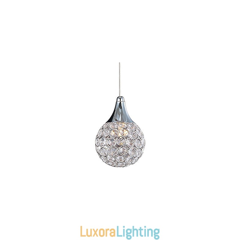 Designer Touch Decorative G9 Pendant Light Crystal Modern Contemporary Metal