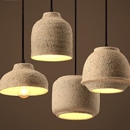 Designer Touch Decorative Nordic Creative Arts The Color Sand Ceramic Chandelier Lamp Light