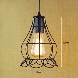 Designer Touch Decorative Pendant Lights Traditional Classic Vintage Retro Country Garage Metal