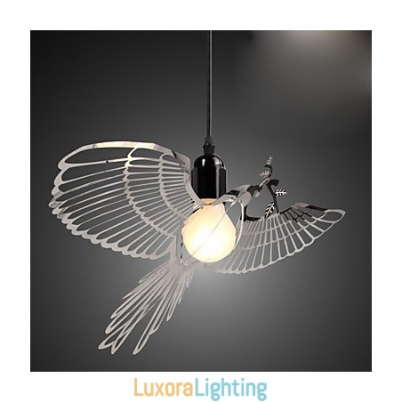Designer Touch Decorative Creative Modern Fashion Decoration Stainless Steel Bird Bird Droplight Lamp
