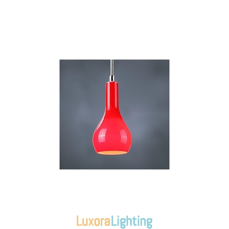 Designer Touch Decorative Modern Contemporary Mini Style Chrome Metal Pendant Light